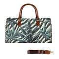 Zabra Stripes & Buds Lux XL Bag One Size Large Capacity Travel Bag-L-Brown (1737)